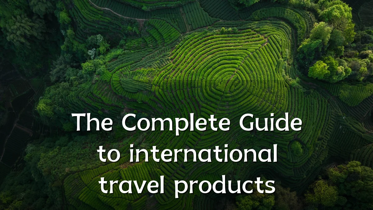The Complete Guide to international travel products