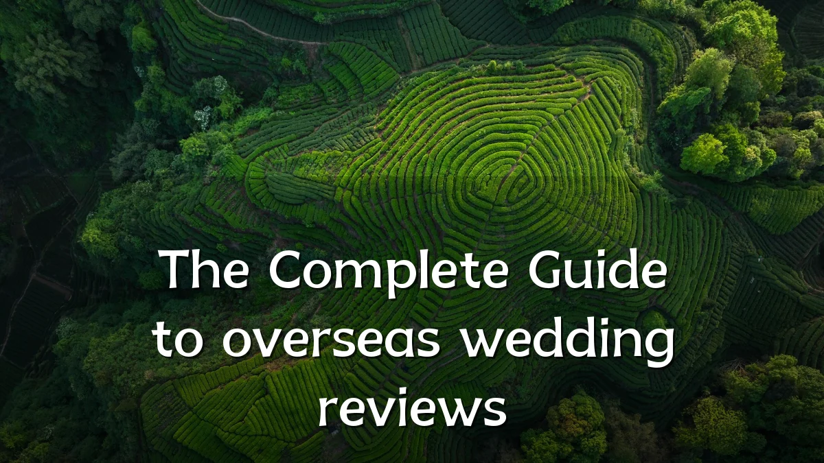 The Complete Guide to overseas wedding reviews