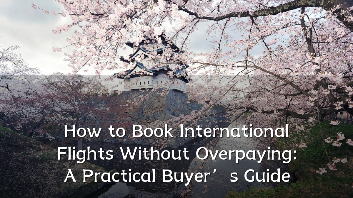 How to Book International Flights Without Overpaying: A Practical Buyer’s Guide