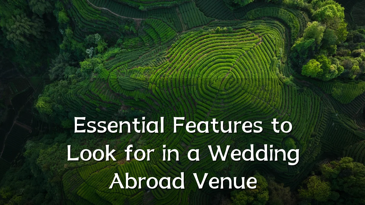 Essential Features to Look for in a Wedding Abroad Venue
