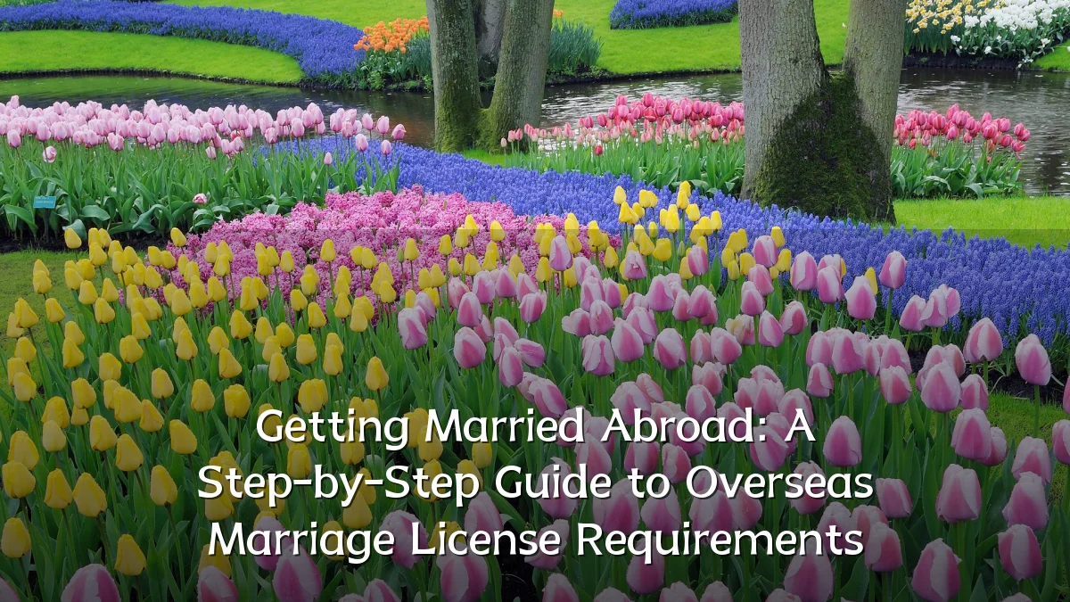 Getting Married Abroad: A Step-by-Step Guide to Overseas Marriage License Requirements