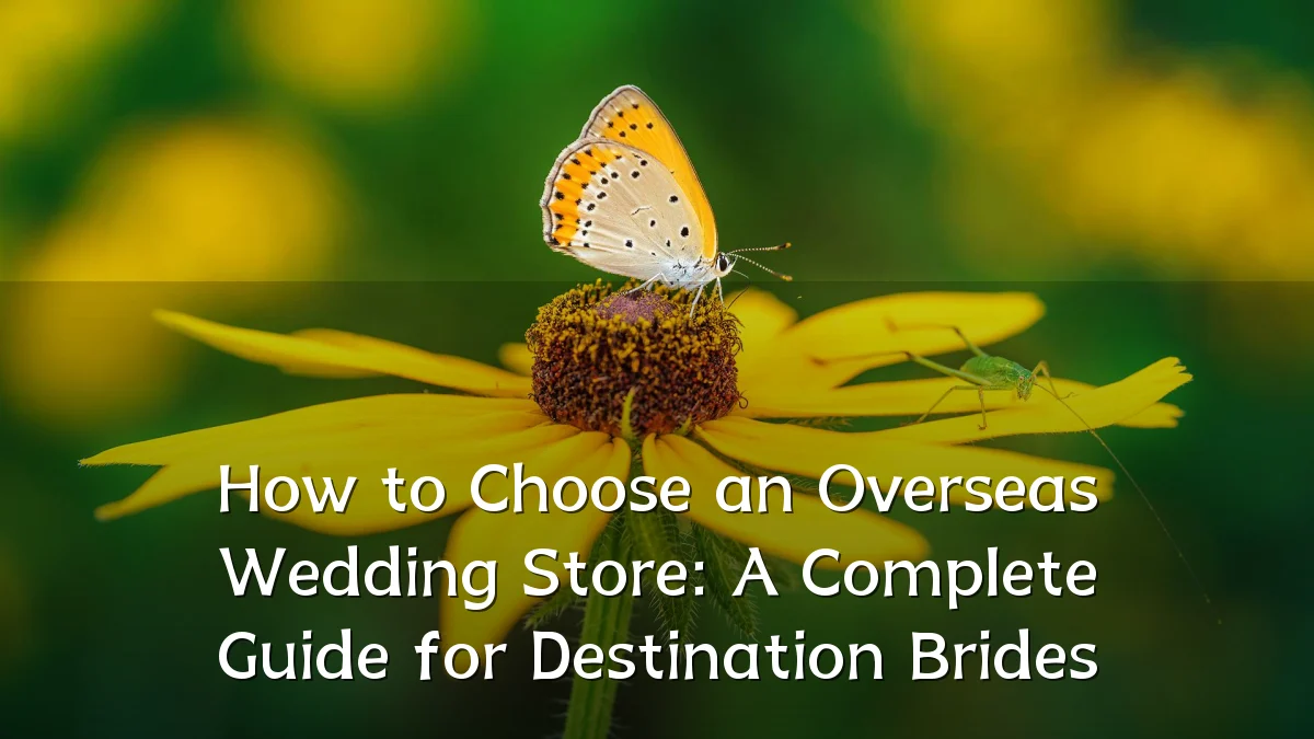 How to Choose an Overseas Wedding Store: A Complete Guide for Destination Brides