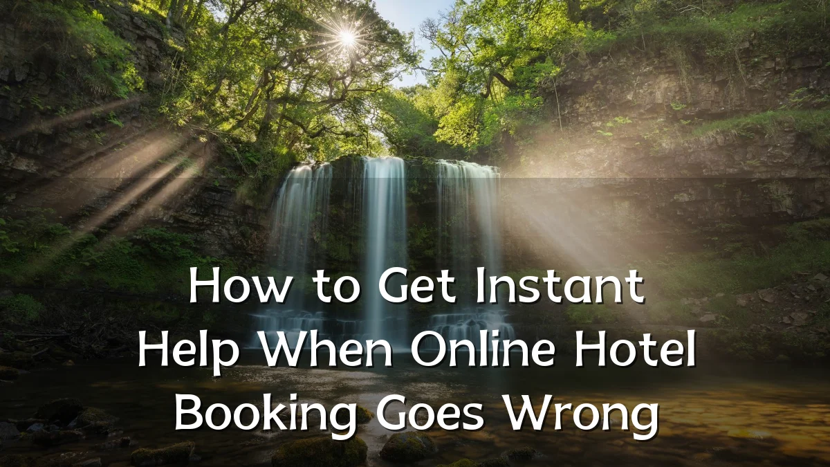 How to Get Instant Help When Online Hotel Booking Goes Wrong