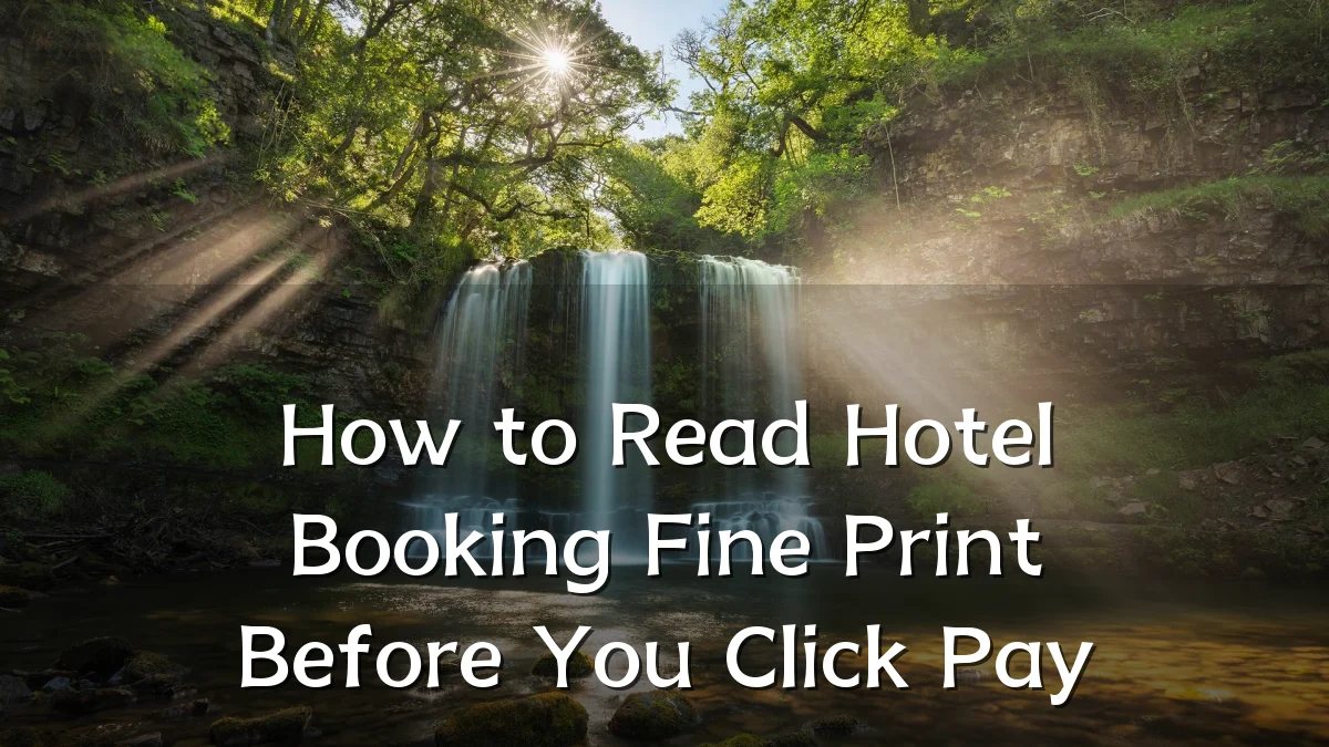 How to Read Hotel Booking Fine Print Before You Click Pay