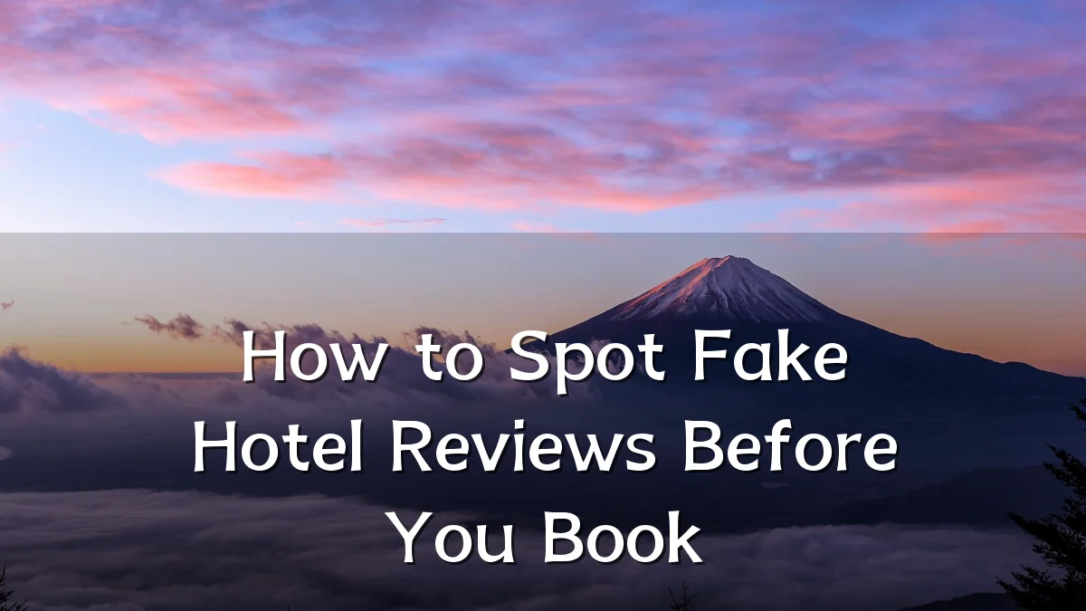 How to Spot Fake Hotel Reviews Before You Book
