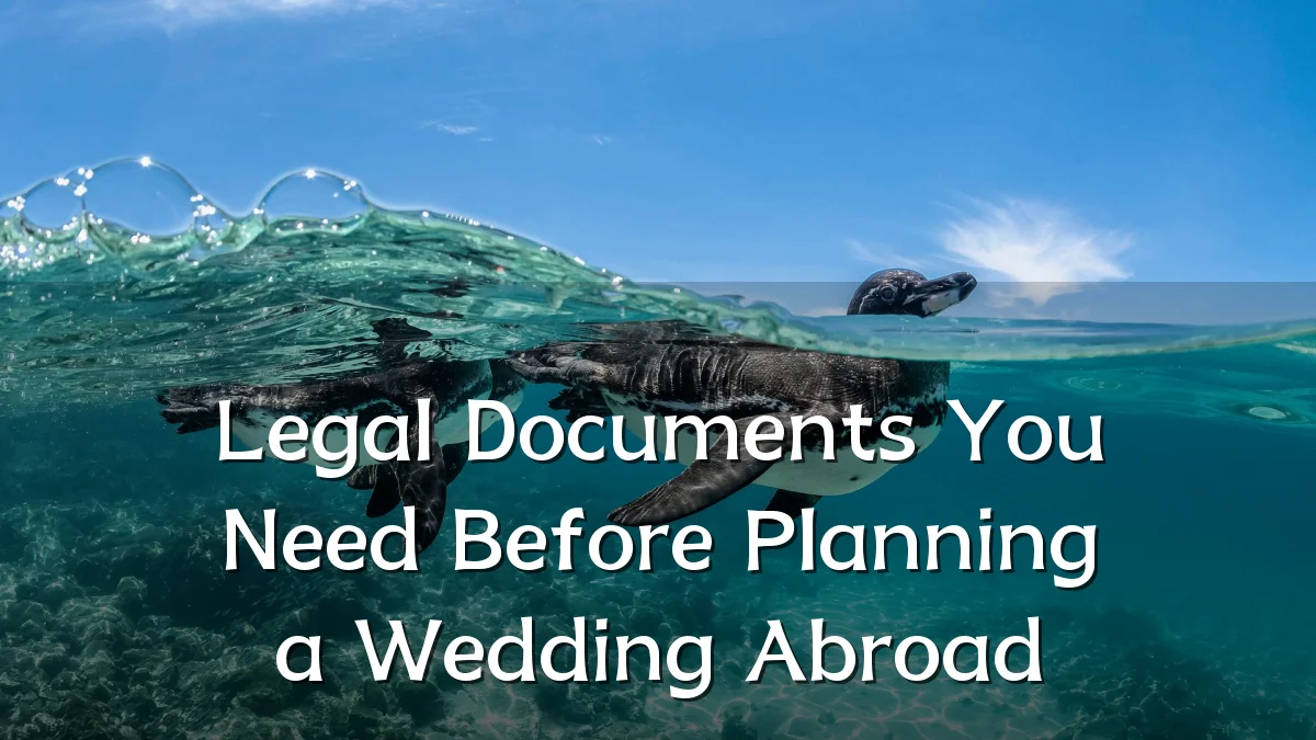 Legal Documents You Need Before Planning a Wedding Abroad