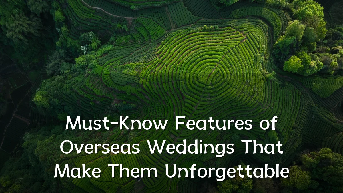 Must-Know Features of Overseas Weddings That Make Them Unforgettable
