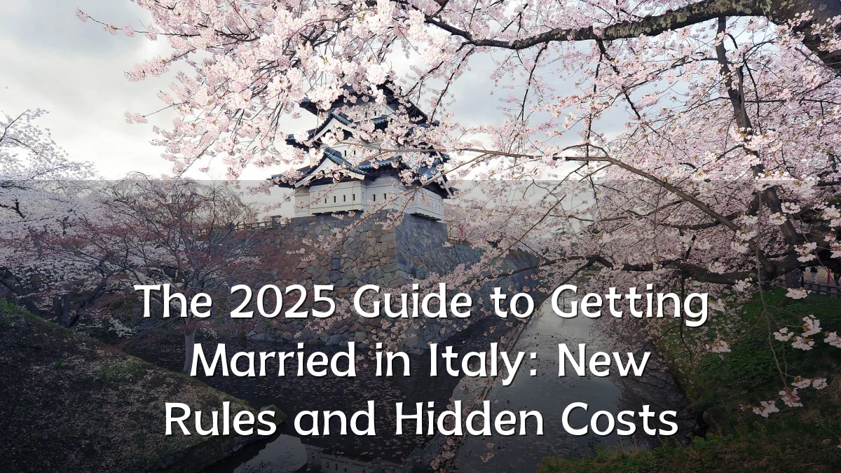 The 2025 Guide to Getting Married in Italy: New Rules and Hidden Costs