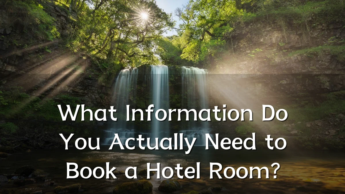 What Information Do You Actually Need to Book a Hotel Room?